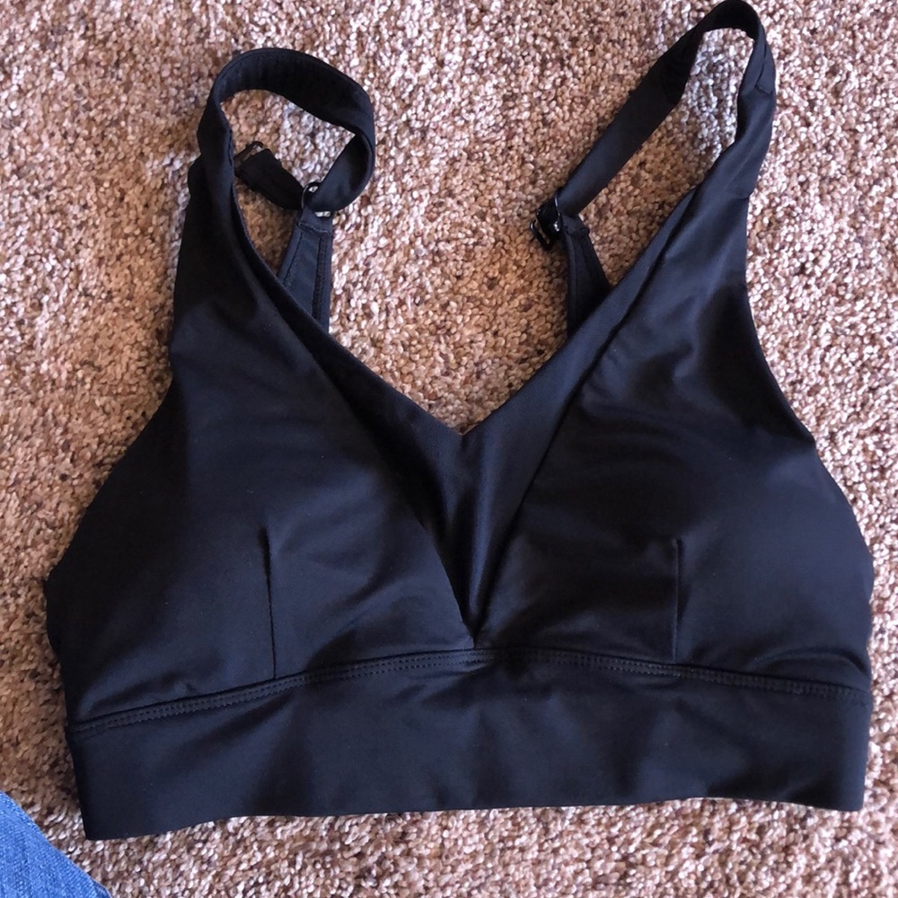 Black ZYIA Adjustable Mesh Bra